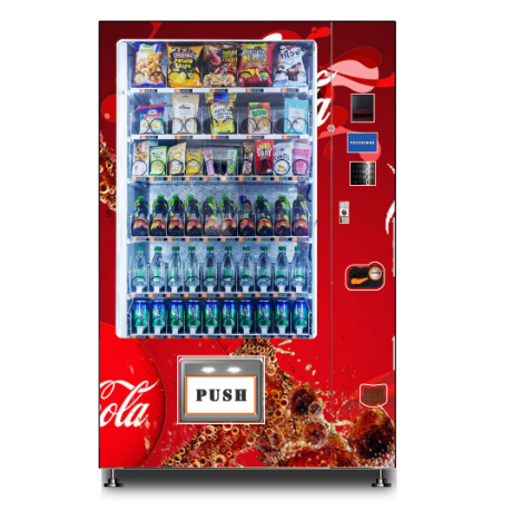 FocusVend FC7709 drinks vending machine accepts customization