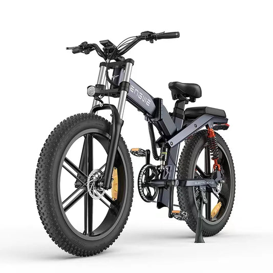 ENGWE X26 Electric Motorcycle 48V28Ah 1000W  26inch fat tires Go off-road electric Bike hydraulic oil electric mountain bicycle - 4347Louisville