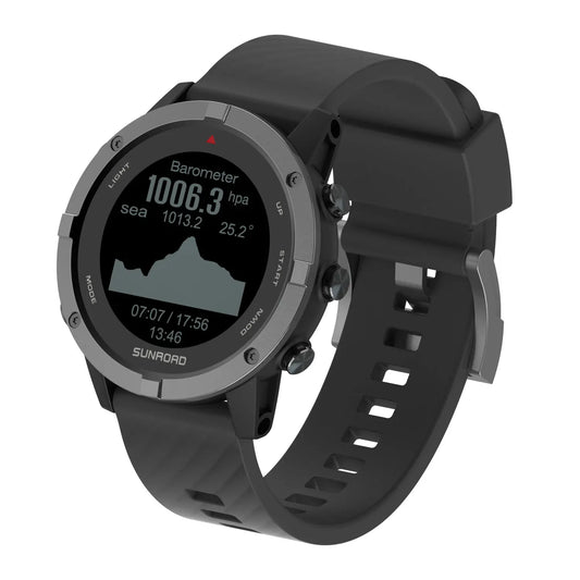 Sunroad GPS smart watch T3 10ATM waterproof outdoor sports diving Altimeter barometer heart rate bp professional gps watch - 4347Louisville