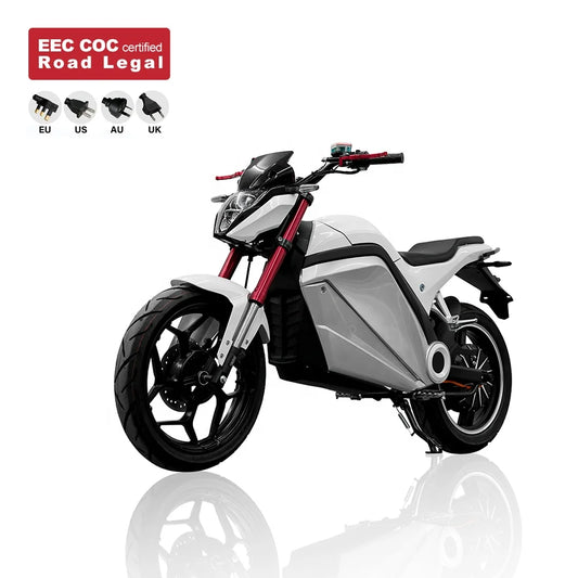 2023 EEC COC HEZZO Electric Motorcycle 1200W 1500W 2000W 72V Dual DISC Brake High Speed Racing Motorcycle For Adult For Off-road - 4347Louisville