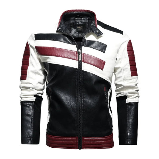 2022 coat leather veste cuir biker jacket custom men's leather jacket ladies motorcycle jacket leather coat for men - 4347Louisville